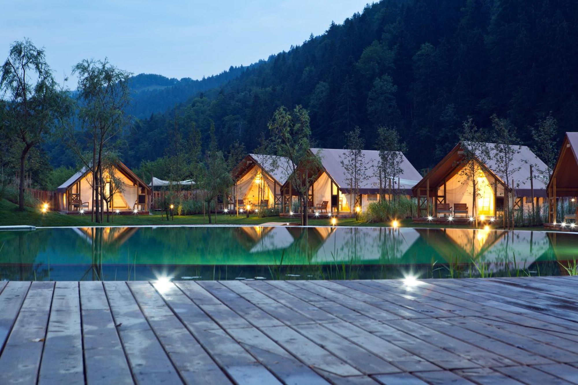 Herbal Glamping Resort Ljubno Eksteriør billede