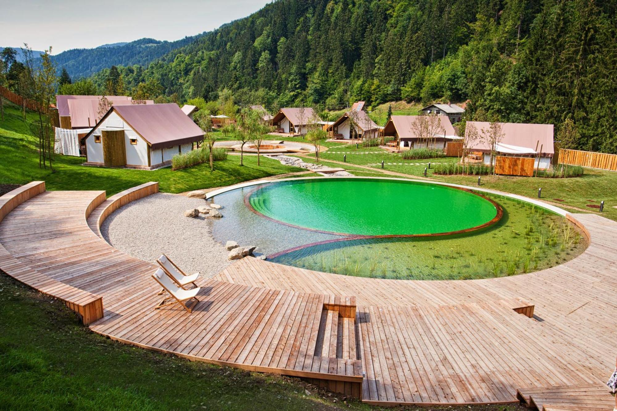 Herbal Glamping Resort Ljubno Eksteriør billede